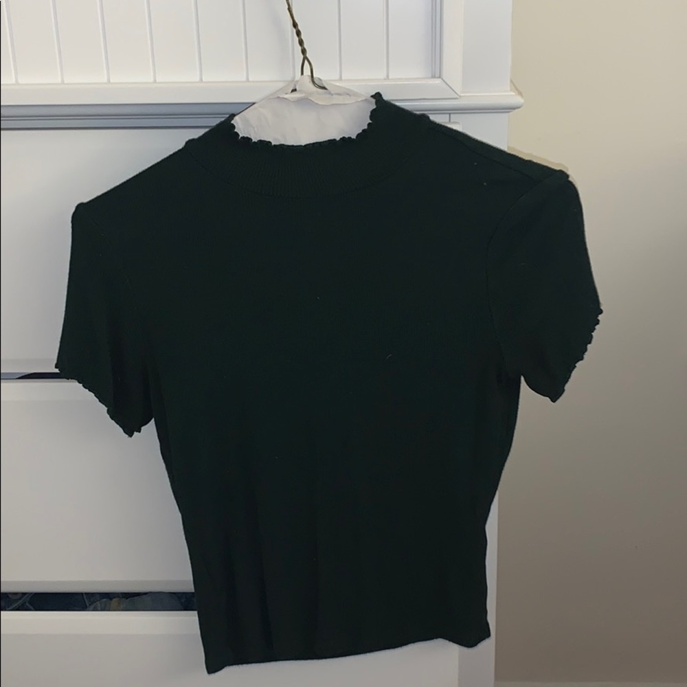 Garage, high neck cropped tank